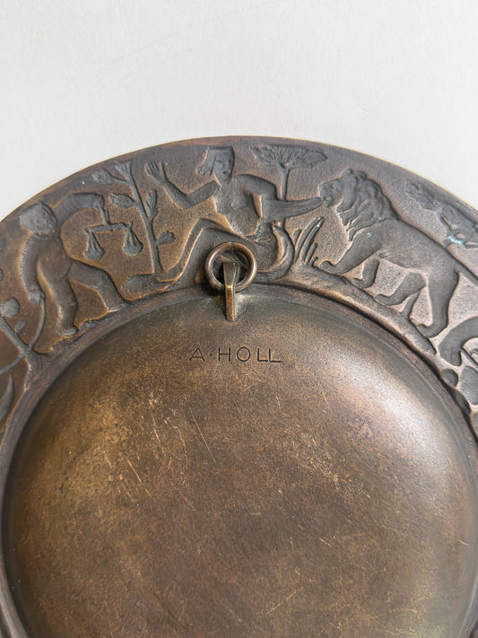 WALL BRONZE SCULPTURE 1925