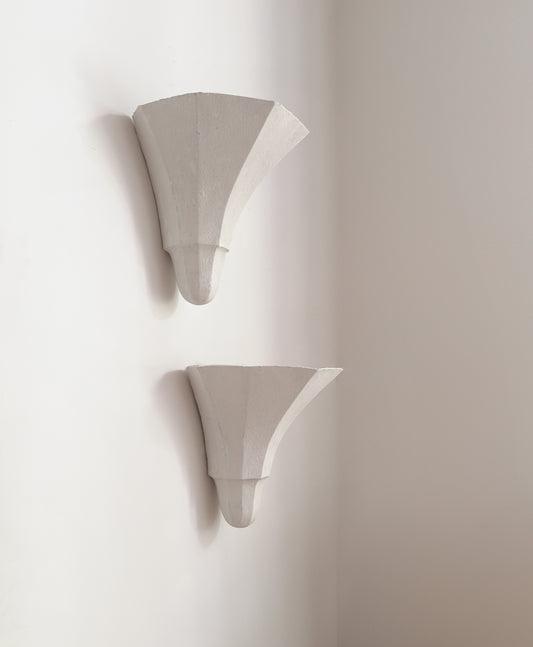 PAIR OF PLASTER LAMP C1940 on hold